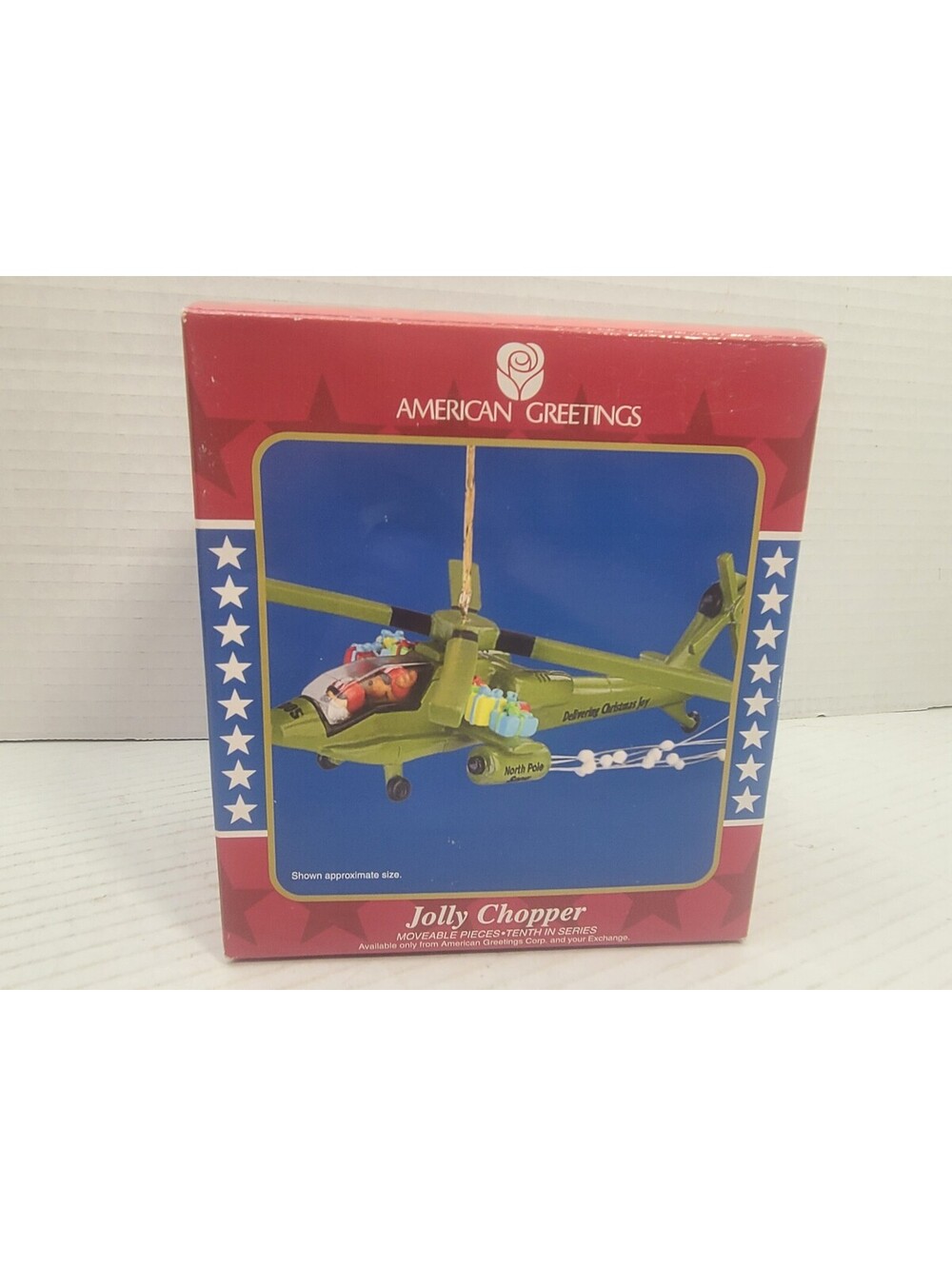 Jolly Chopper American Greetings 10th Anniversary Christmas Ornament Military